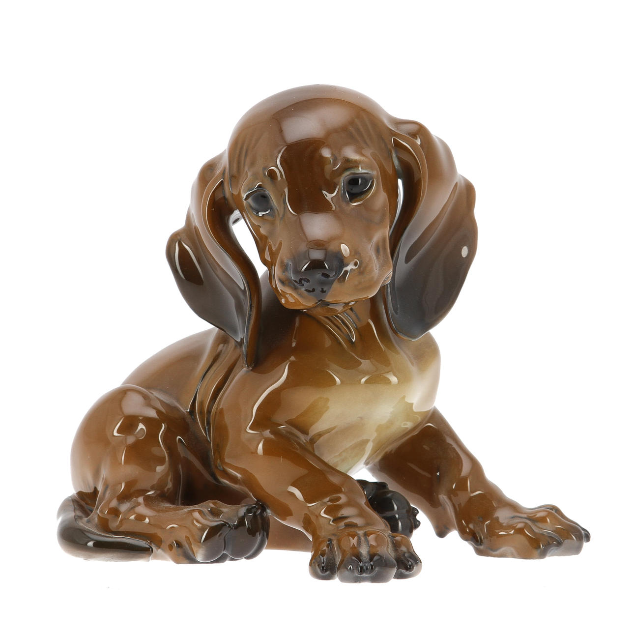 FIGURIN, porslinshund, Th Kärner, Rosenthal.