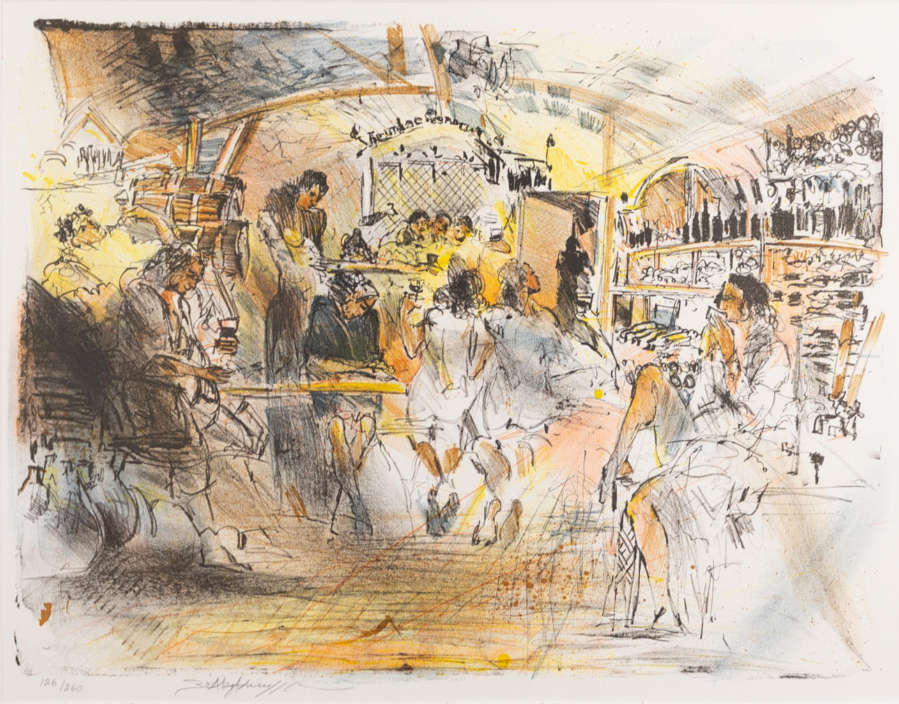 BO ÅKE ADAMSSON. lithograph, signed, numbered 126/260.