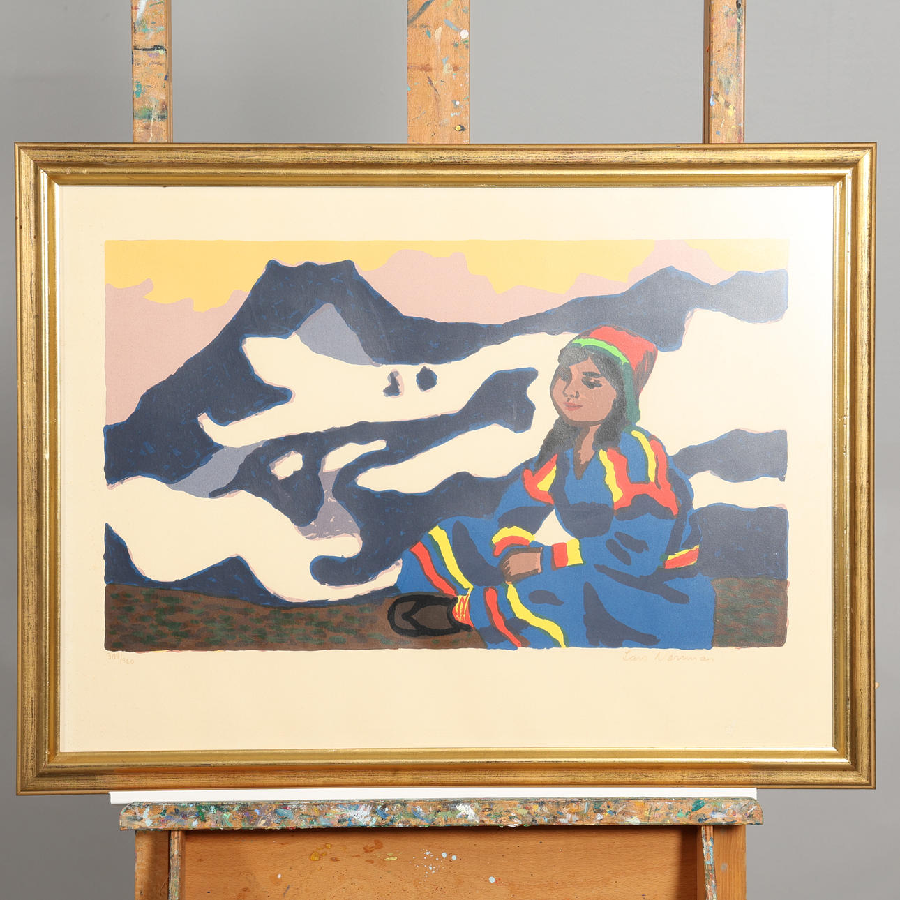 LARS NORRMAN. LITHOGRAPH, signed and numbered.