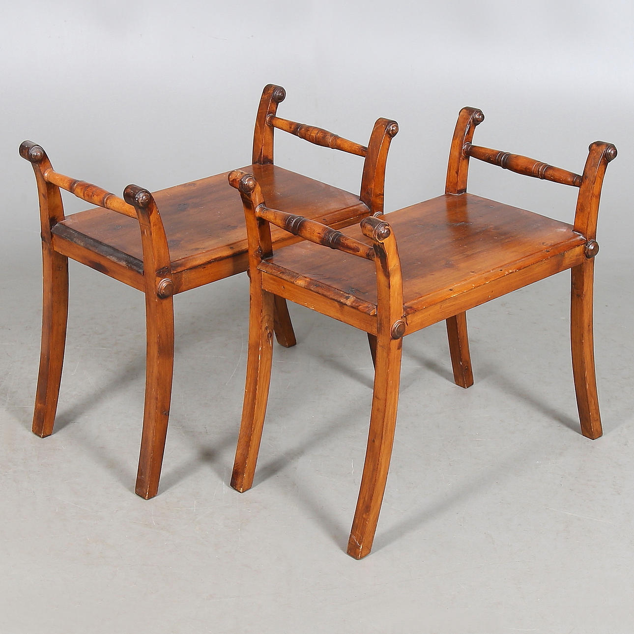 BANKETTER, 1 par, Karl-Johan stil, 1900-tal.