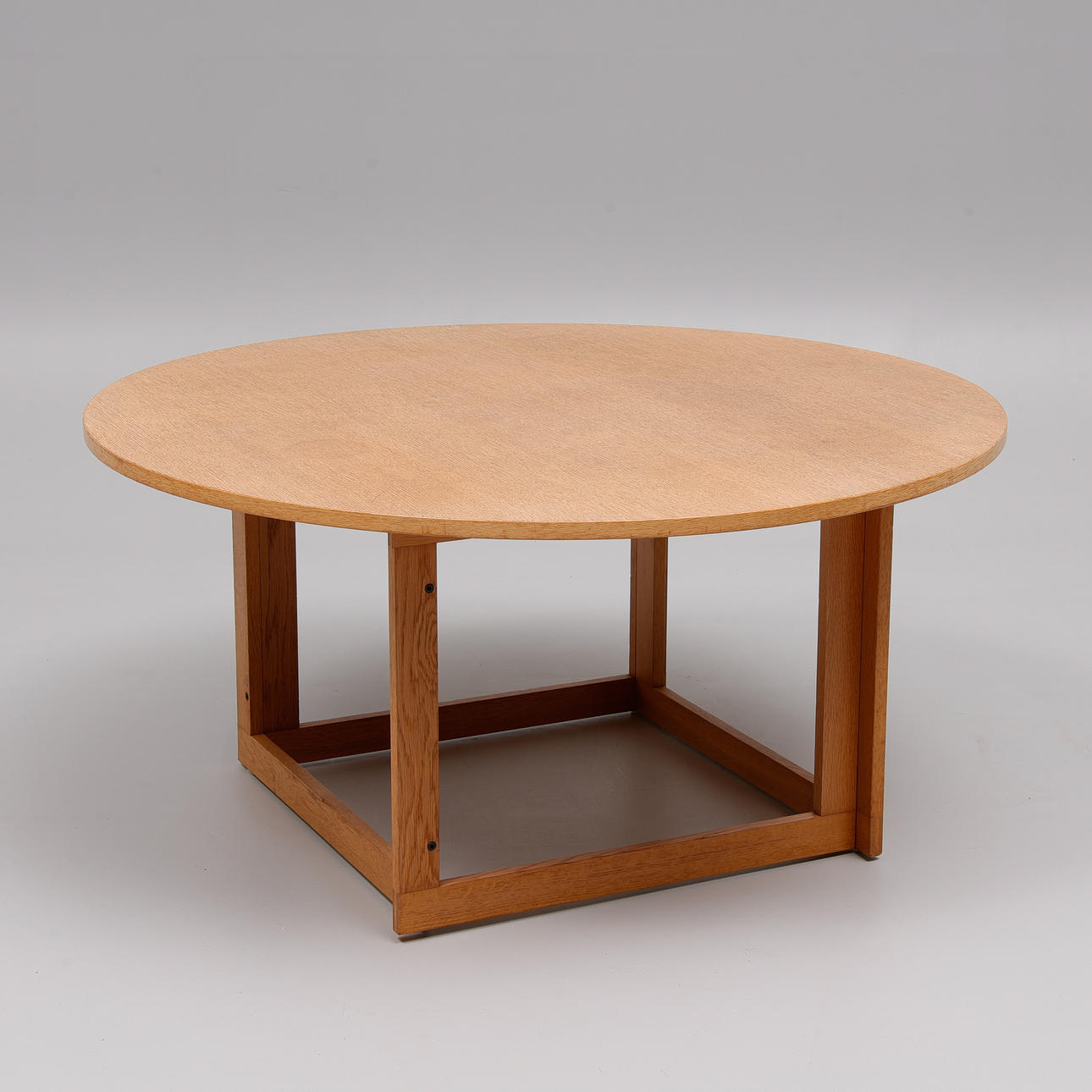 SOFFBORD, ek fanér, 1960/70-tal