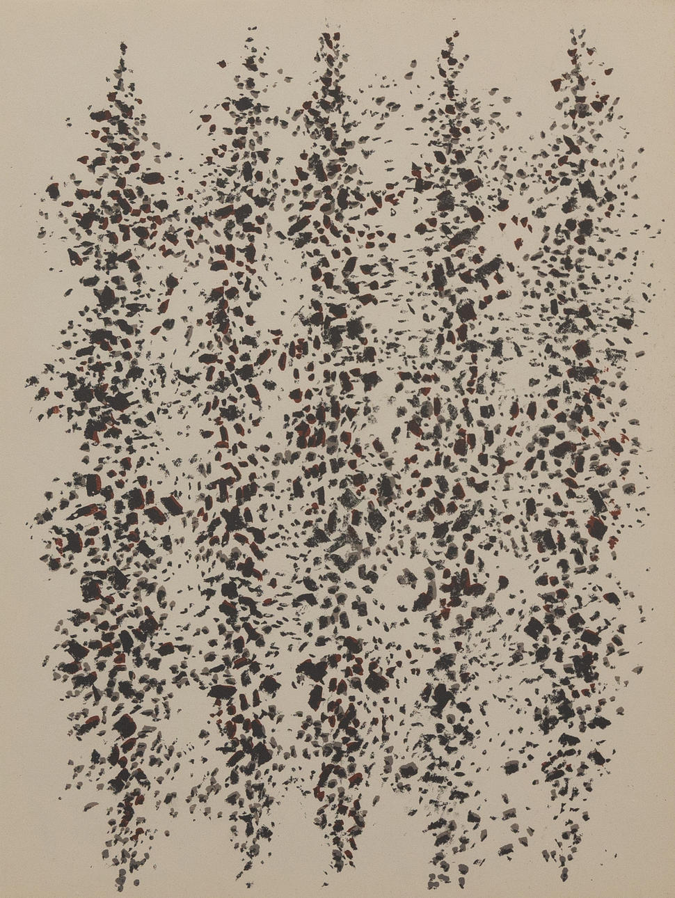 MARC TOBEY (USA/SCHWEIZ, 1890-1976). Composition, lithograph, unsigned.