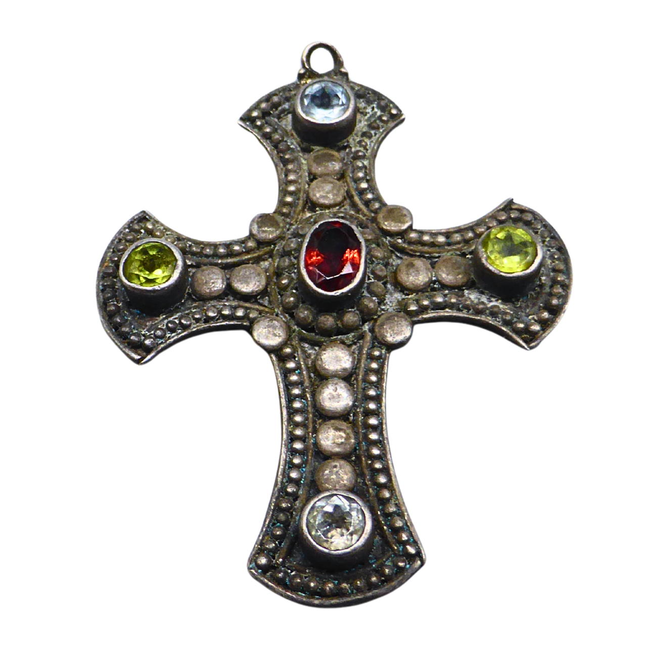 CROSS PENDANT WITH SETTING.