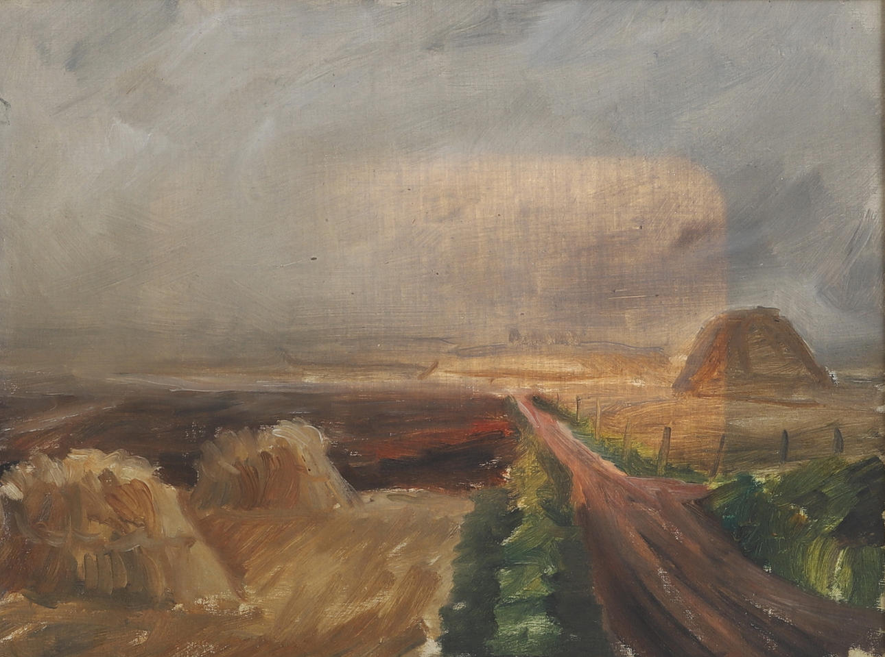 AXEL ANDERSSON. Oil on canvas, certificate a tergo.