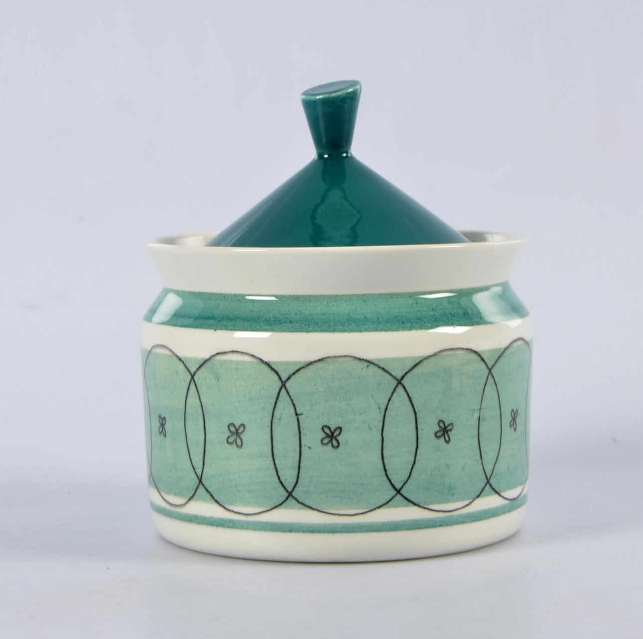 BURK MED LOCK, "Picknick", Marianne Westman, Rörstrand.