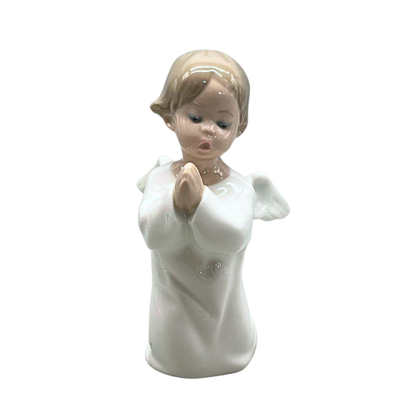 LLADRÓ PORCELAIN ANGEL FIGURINE.