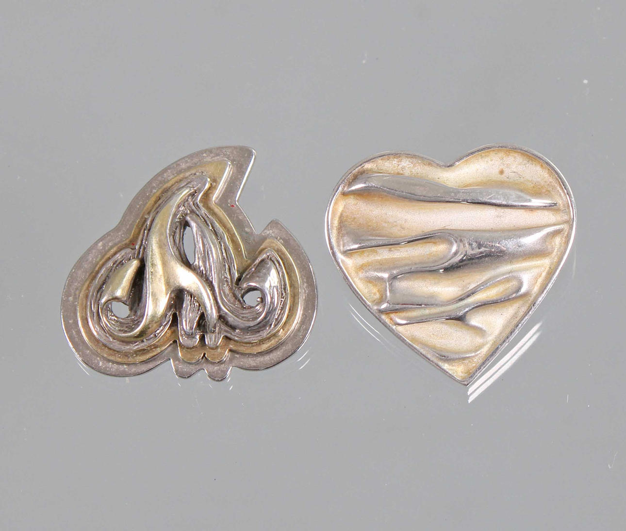 2 SILVER PENDANTS, silver 925.