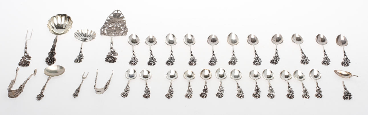 BESTICK, silver, GEWE, Malmö, vikt ca 405 gram.