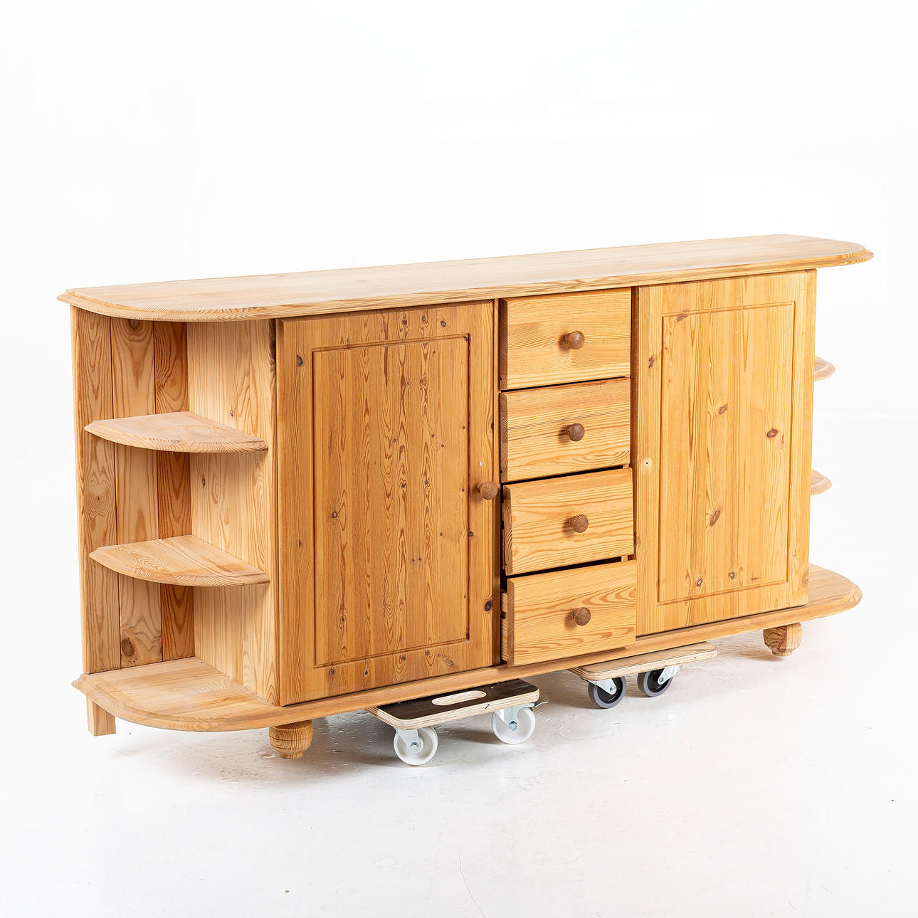 SIDEBOARD, pine, late 20th century.