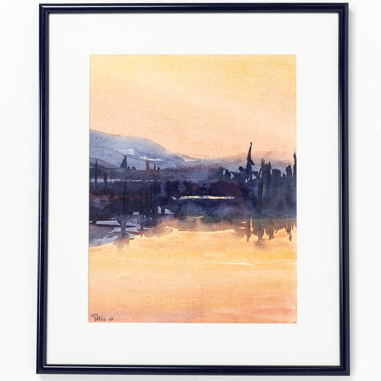 UNIDENTIFIED ARTIST, watercolour, signed.
