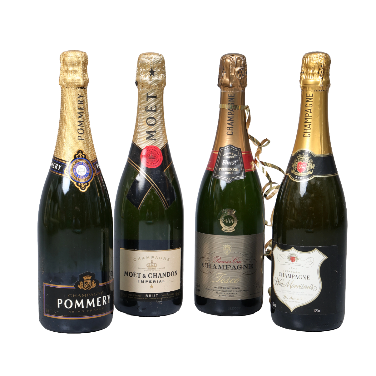 4 BOTTLES OF CHAMPAGNE.