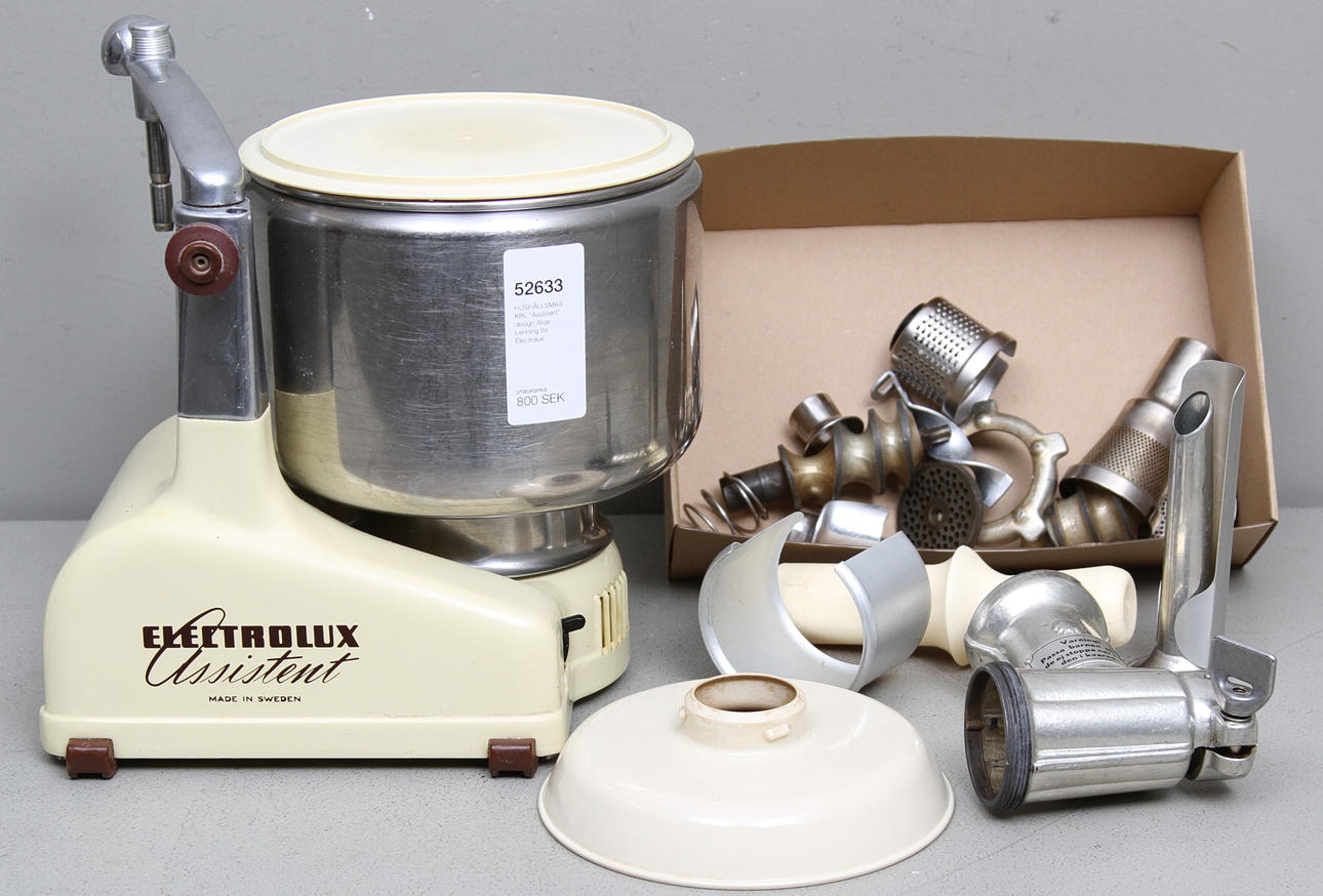 HUSHÅLLSMASKIN, "Assistent", design Alvar Lenning för Electrolux.