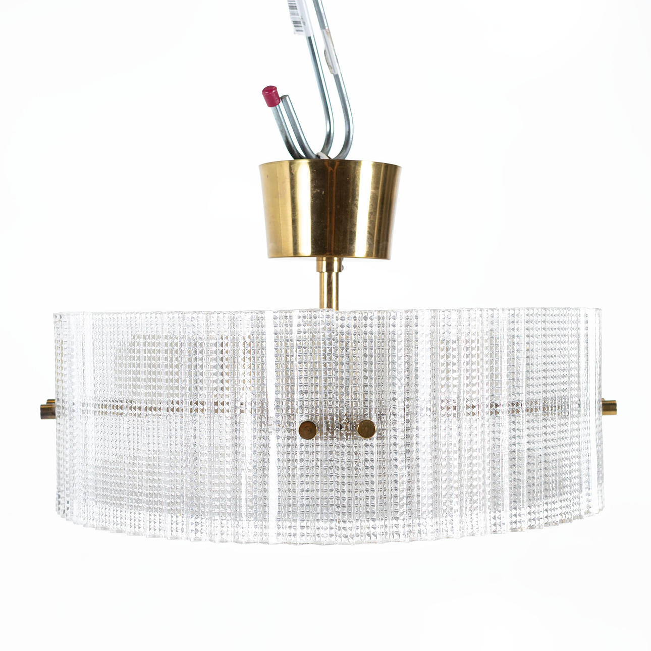 CARL FAGERLUND. Ceiling lamp, Orrefors.