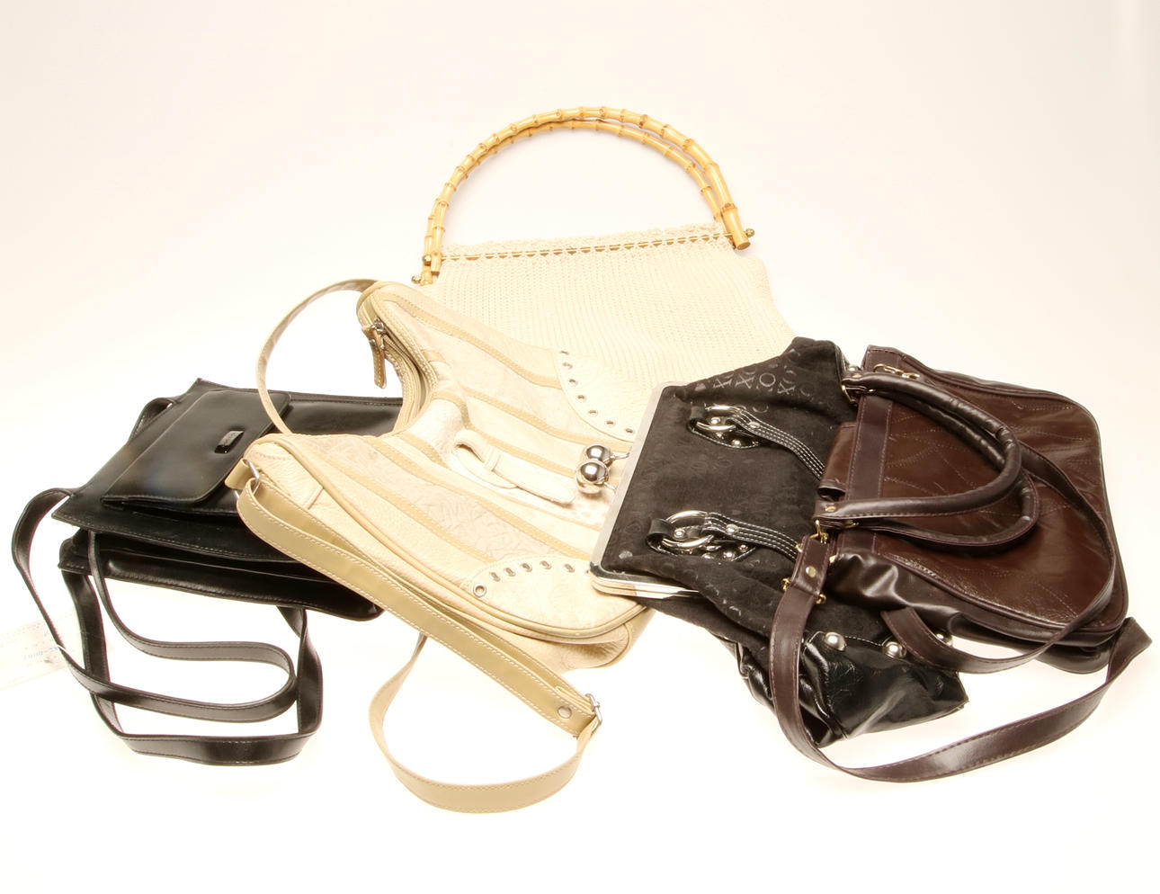 HANDVÄSKOR, ca 15 st, 19/2000-tal.