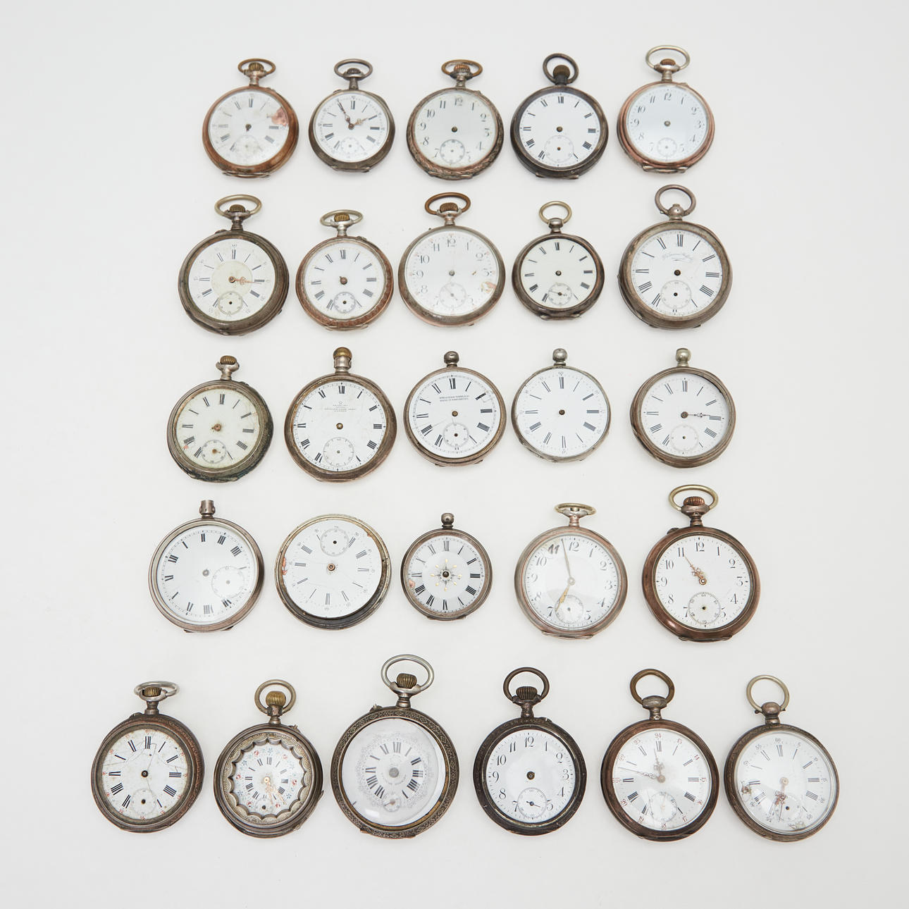 KONVOLUT FICKUR, silver. (26).