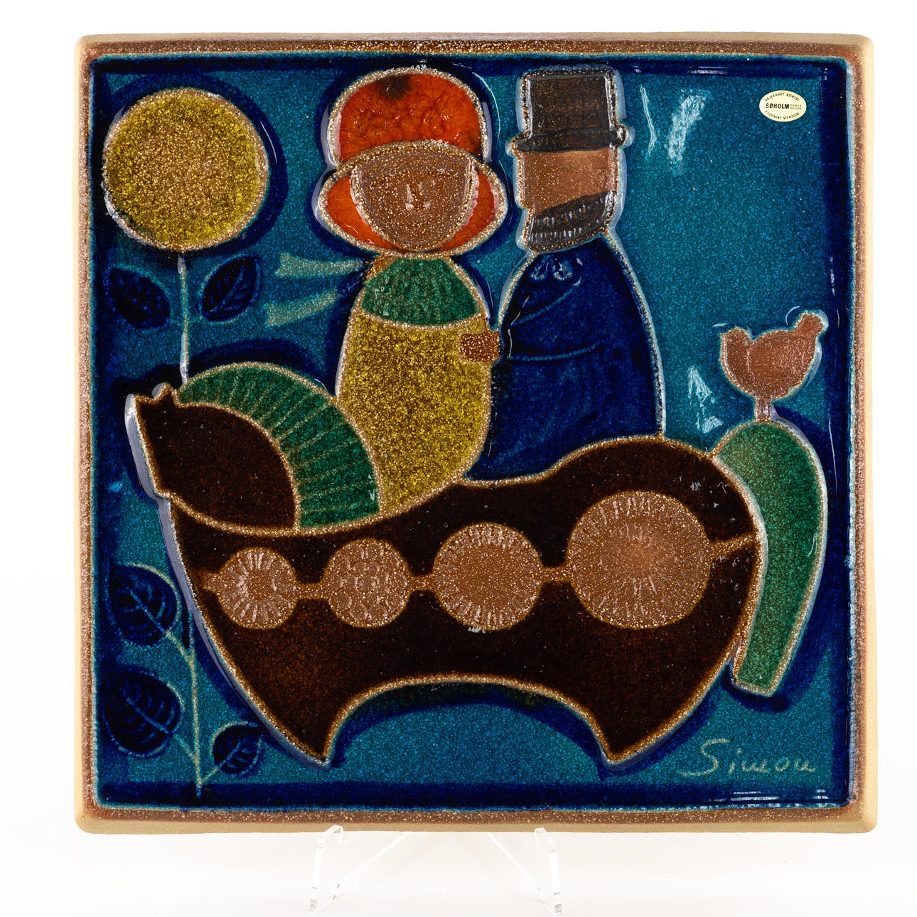JOSEPH SIMON. WALL RELIEF, Söholm.