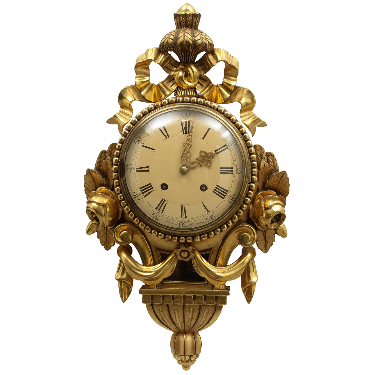 WALL PENDULUM, 20th century, rococo style. Clocks & Watches - Other ...