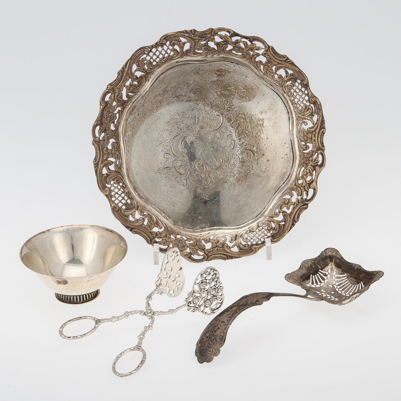 SILVER, 11 delar, ca 500 gram.