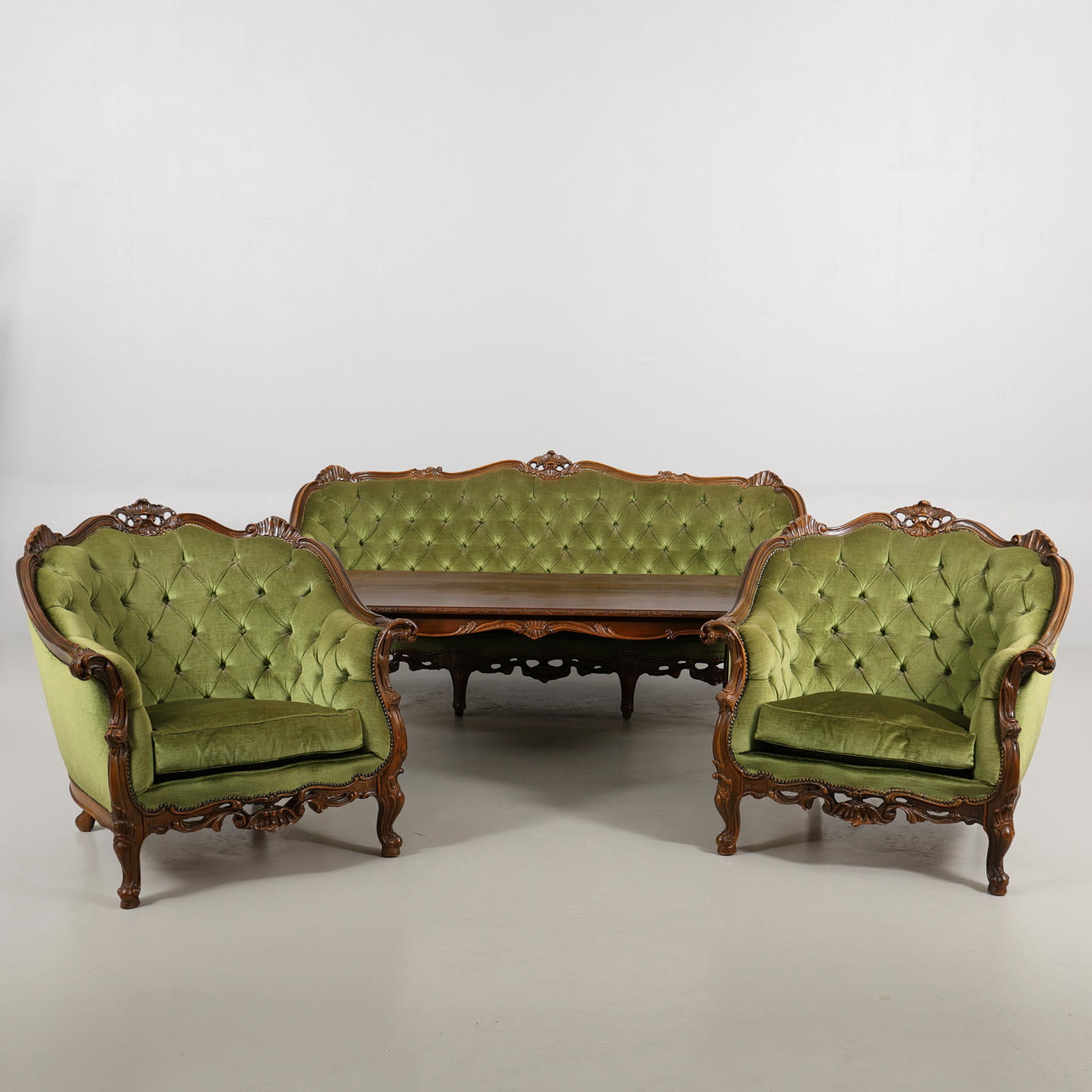 SOFA GROUP 4 pieces Rococo style.