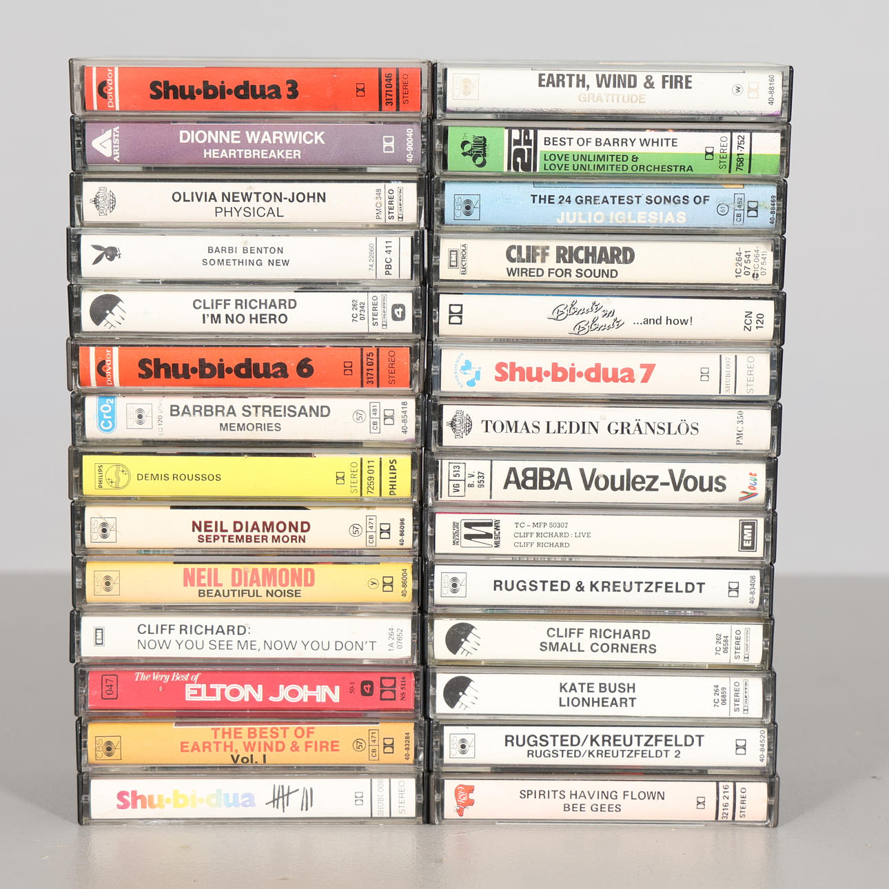 CASSETTE TAPES 28 pieces original.