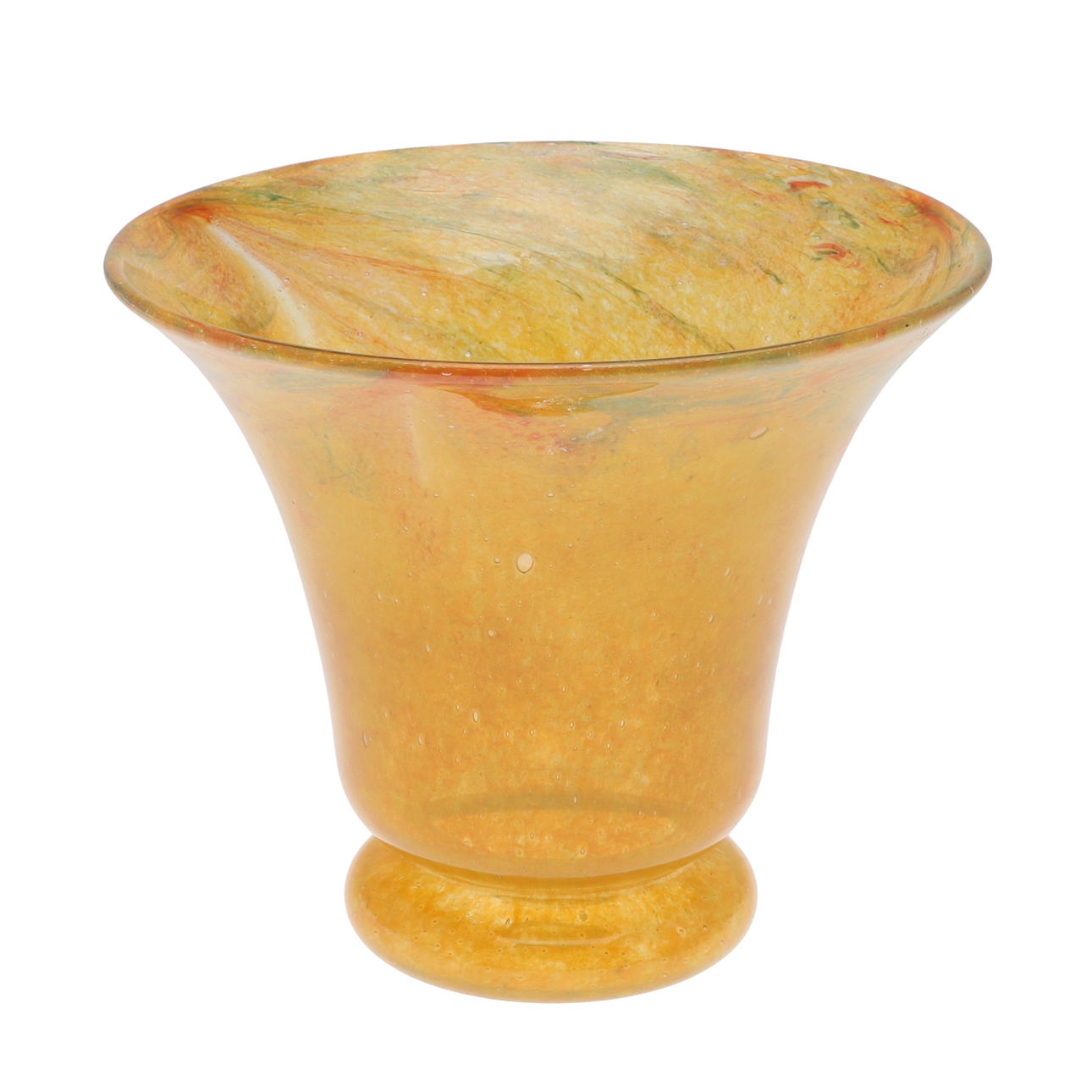 A VASART GLASS VASE.