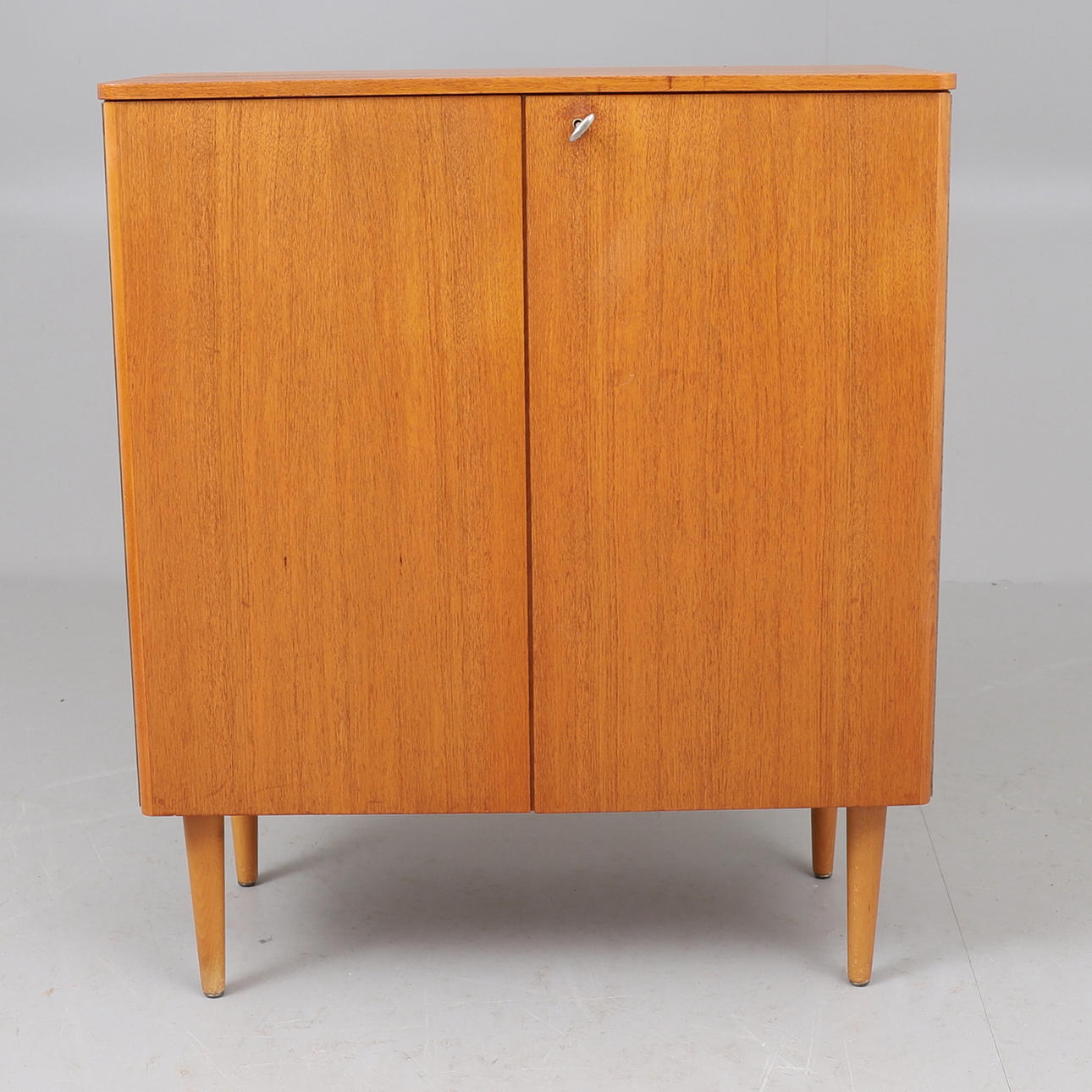 CABINET, teak, 1960s.