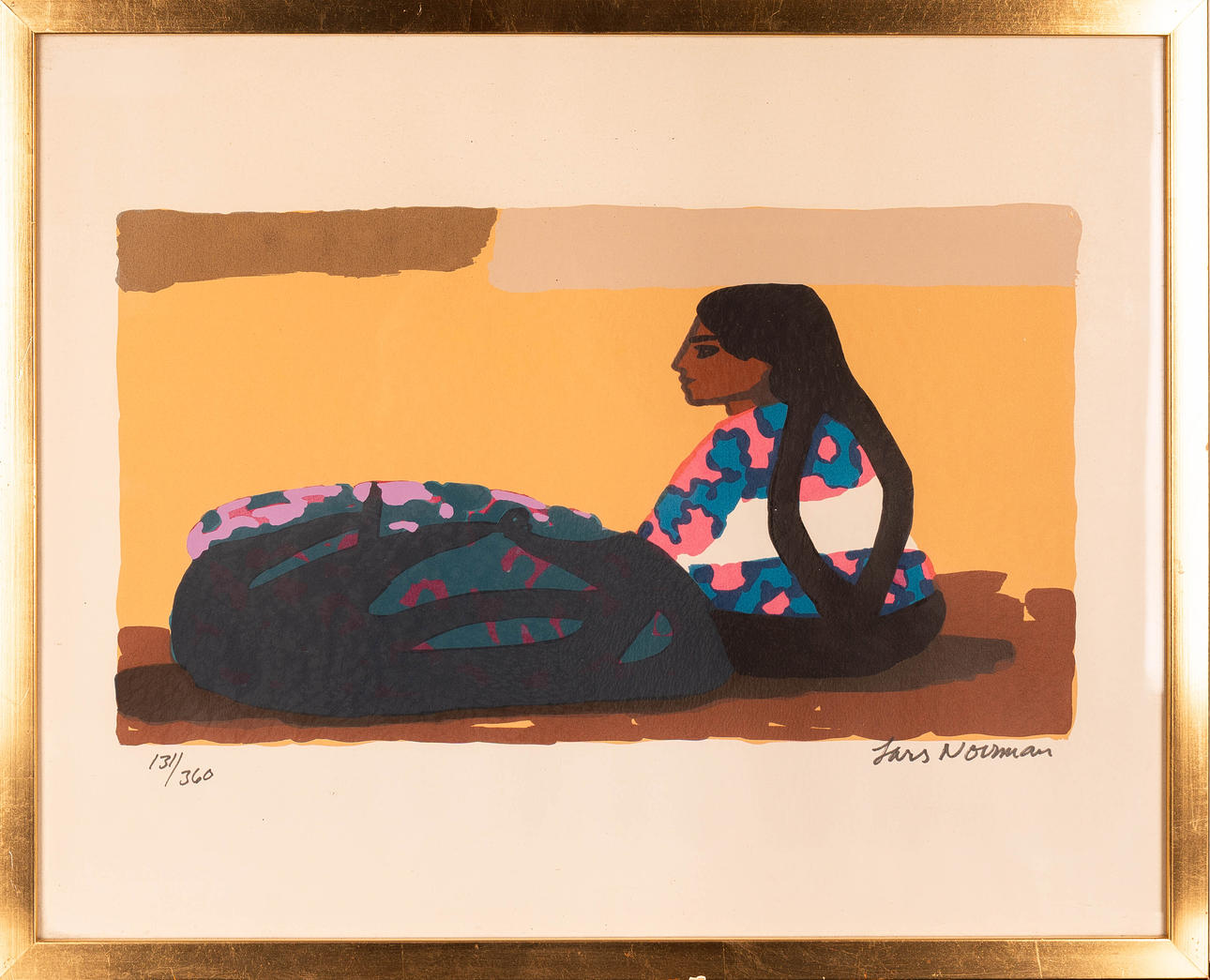 LARS NORRMAN. Colour lithograph 131/360.