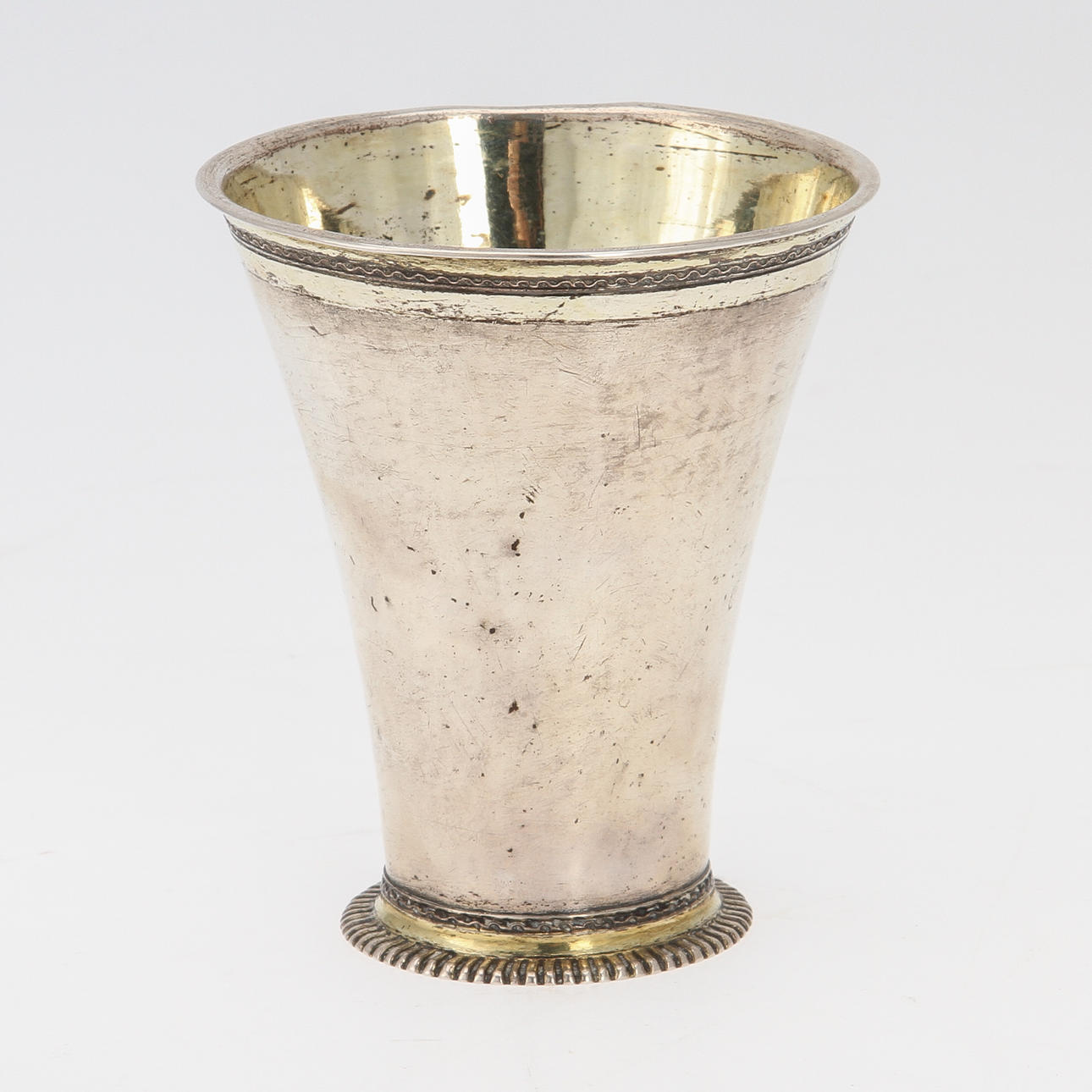 BÄGARE, silver, Niclas Warneck, Karlstad, verksam 1727 - 1780.