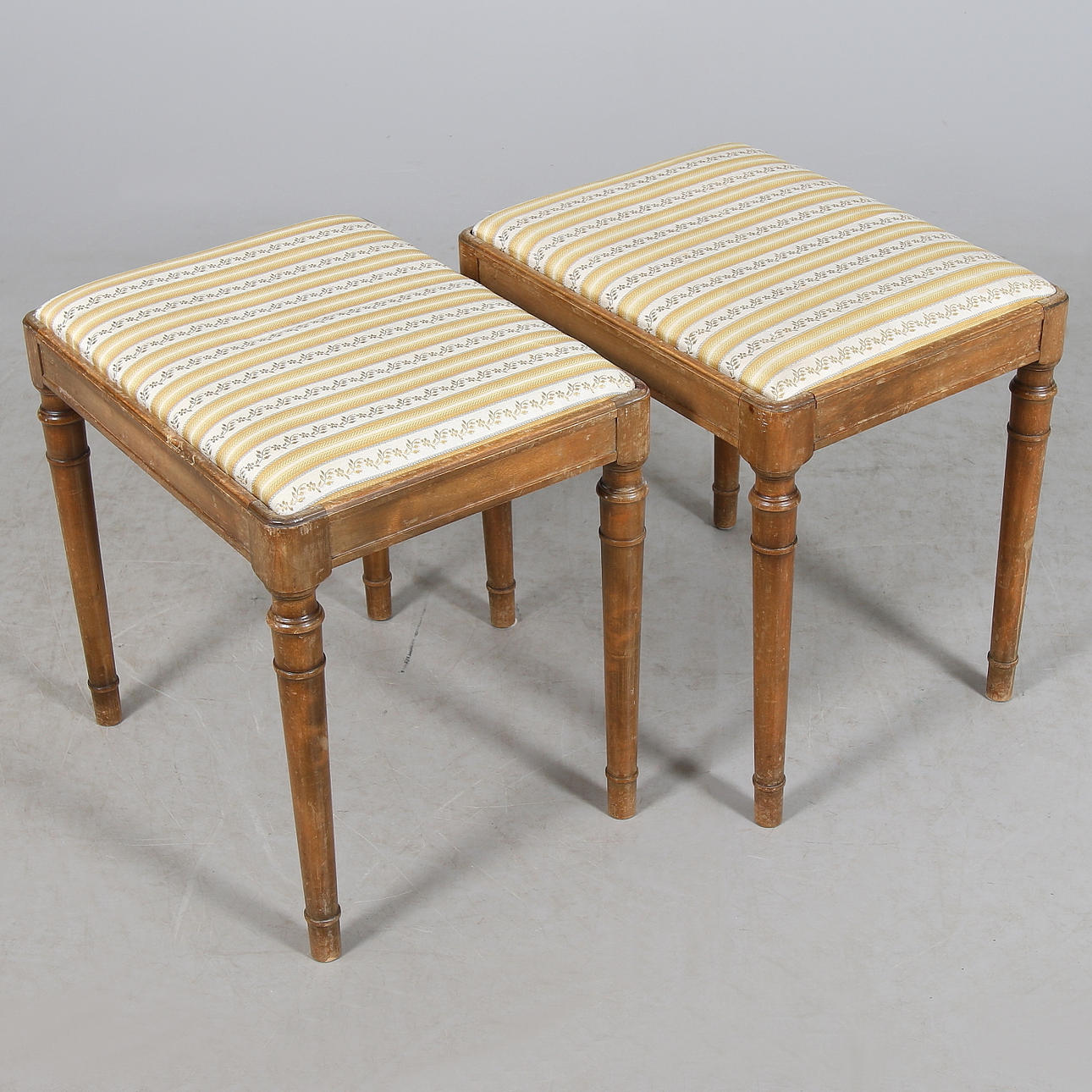 TABURETTER, ett par, björk, Svenska Möbel Fabriken, 1900-tal-.