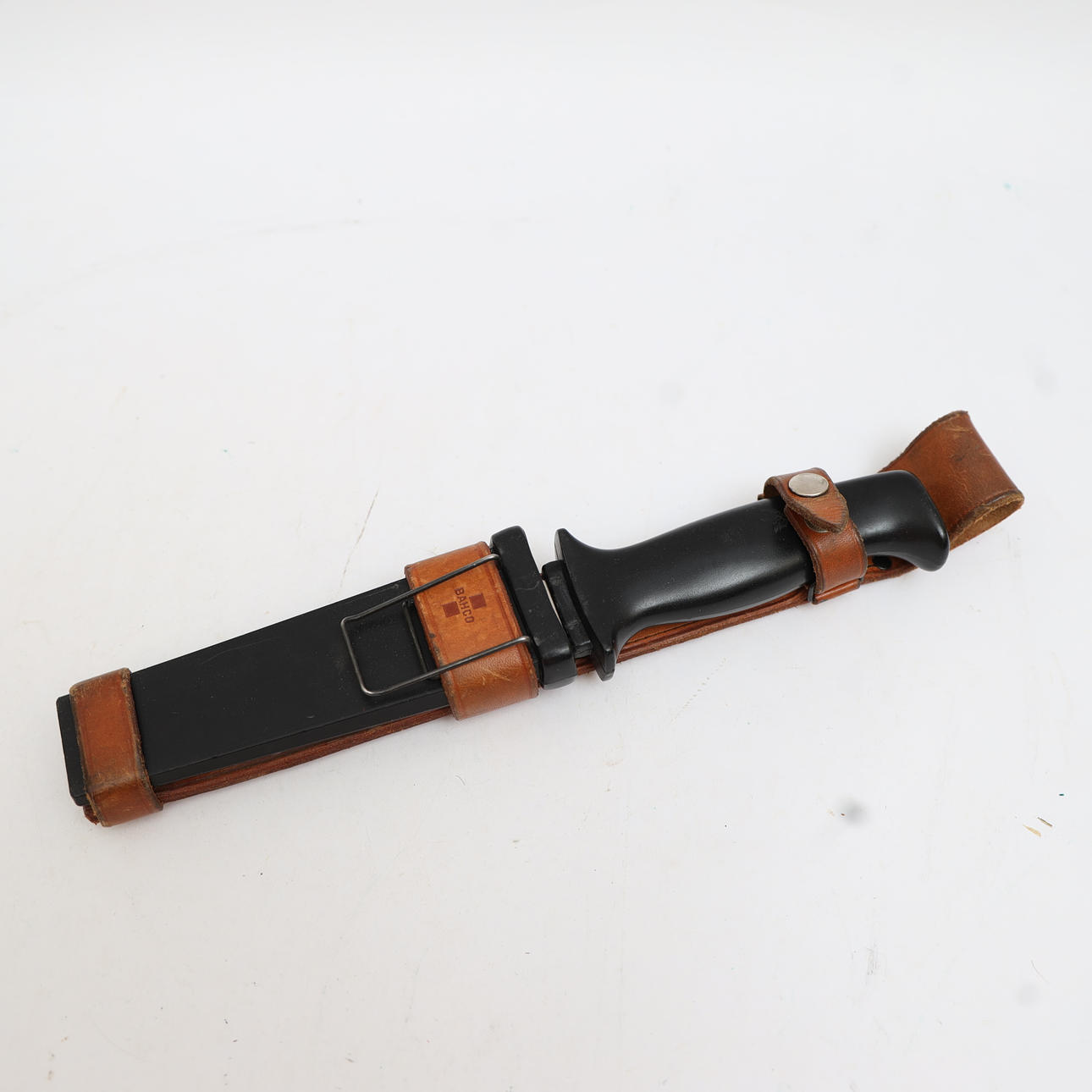 KNIV MED SLIDA, Bahco, Stål och läder.