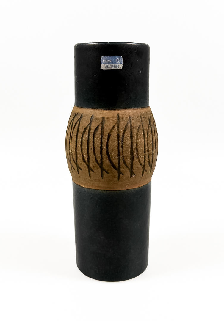 LISA LARSON. VASE, Stoneware, "Granada", Gustavsberg.