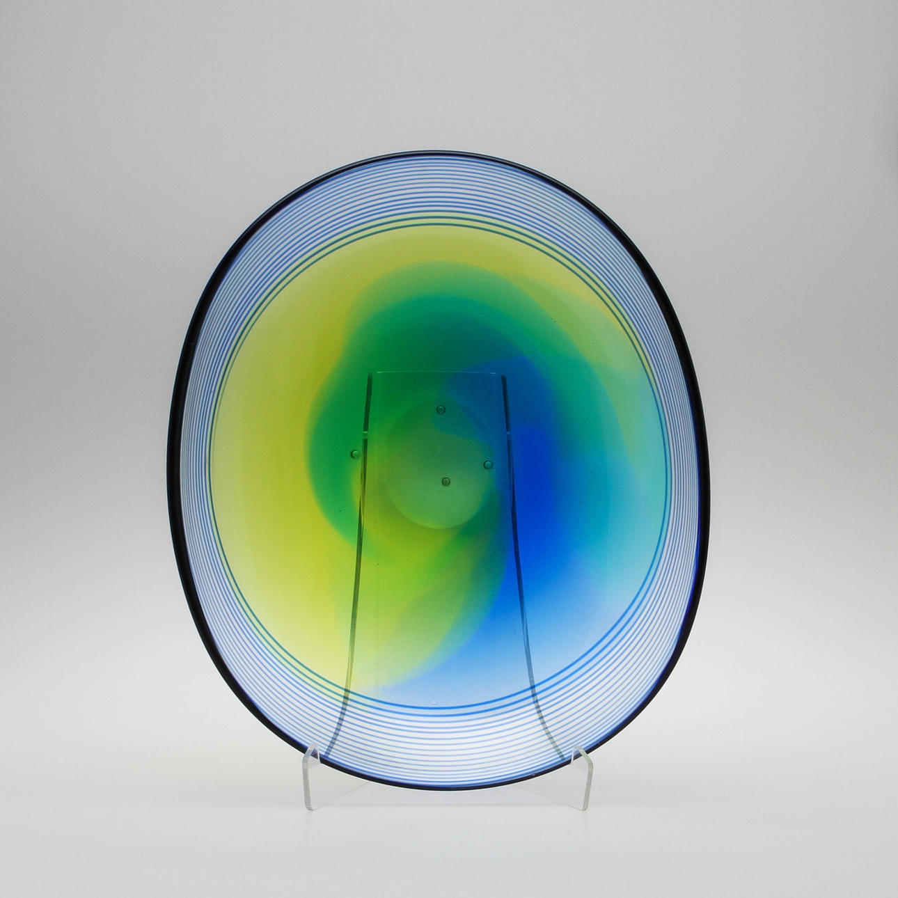 ERIKA LAGERBIELKE. Skål, glas, signerad och numrerad 14-60.