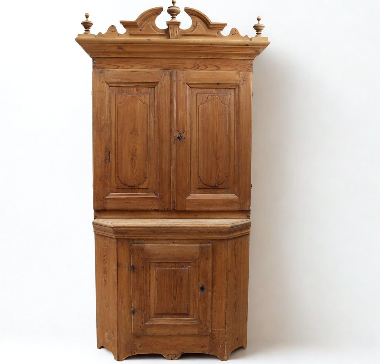 CUPBOARD, folk art, 19th century.