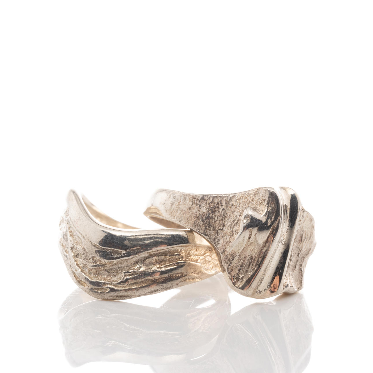 ÅKE LINDSTRÖM. Rings, 2 pcs, Sterling silver, "Vildmark".