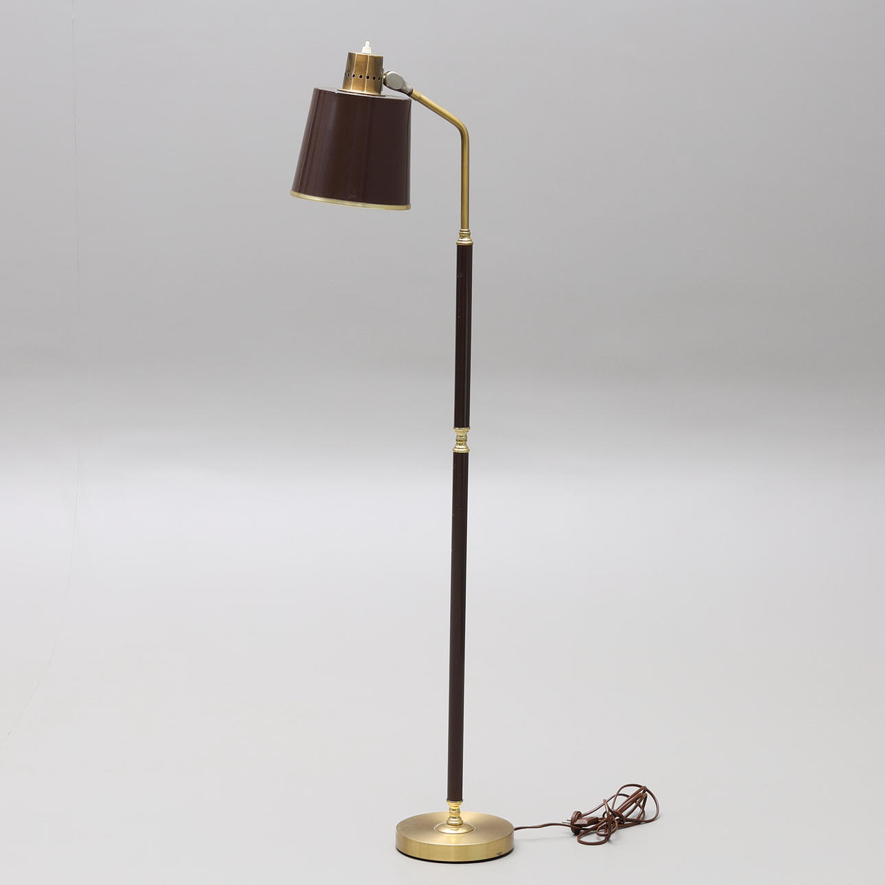 FLOOR LAMP, brass/metal, Boréns, Borås.