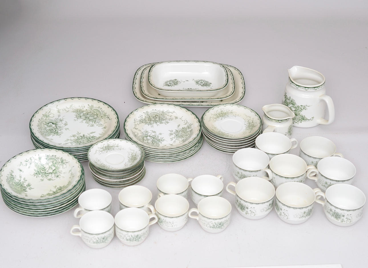 SERVIS "GRÖNA ANNA", RÖRSTRAND, 61 DELAR.