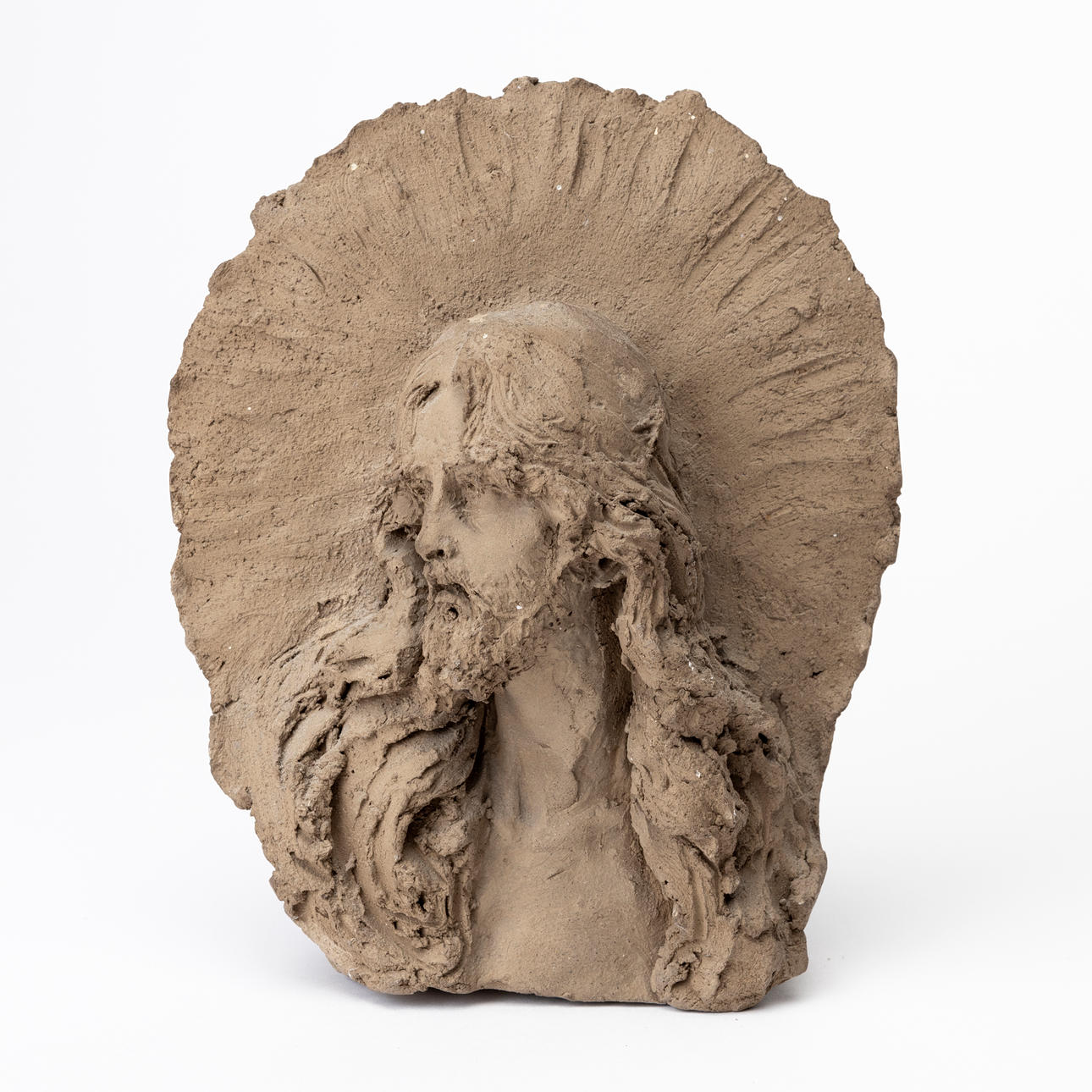 ALESSANDRO MORETTI. Sculpture, Jesus, ceramic, Alessandro Moretti, signed.