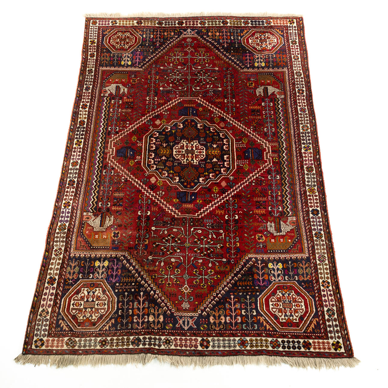 ORIENTAL RUG, hand-knotted, Shiraz.