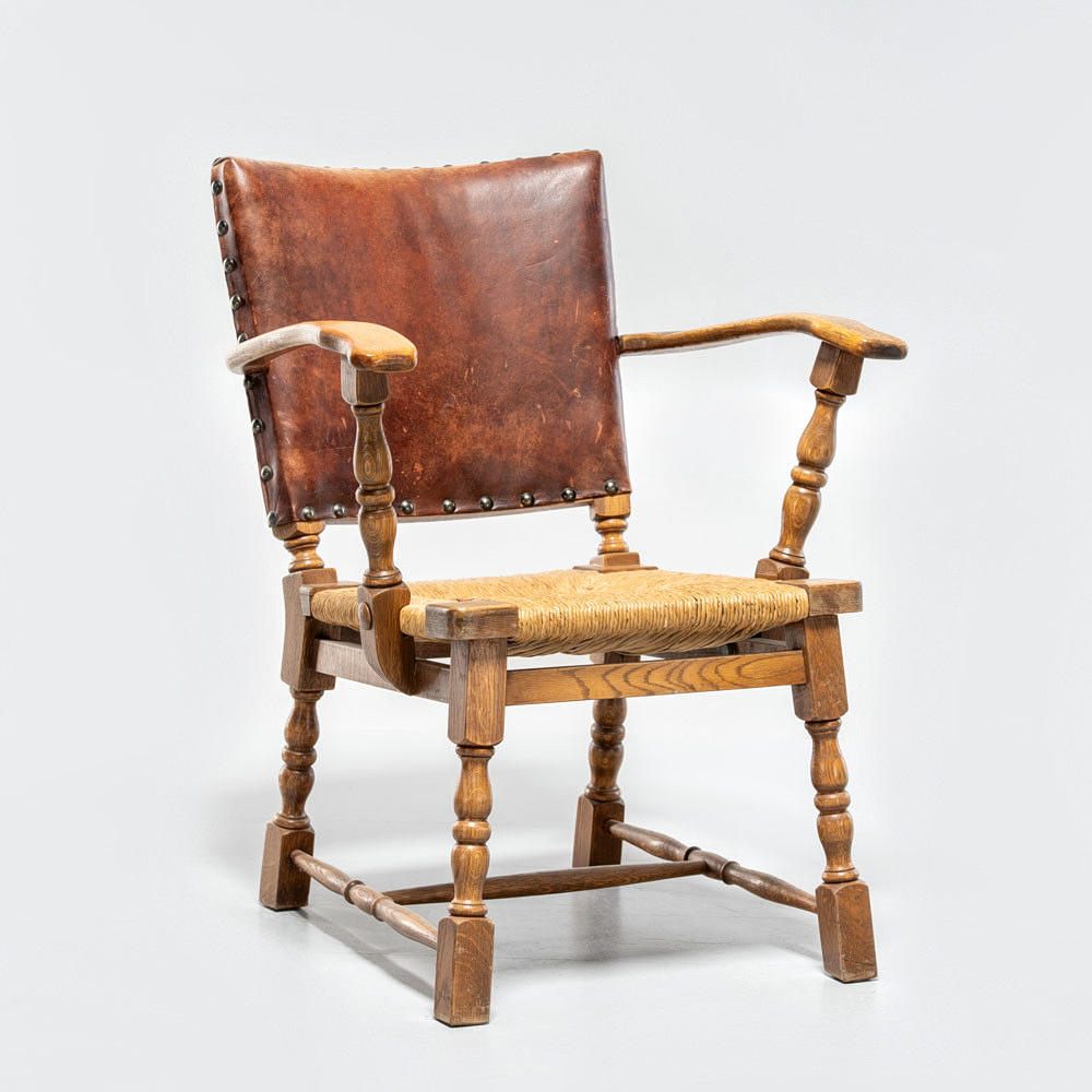 ARMCHAIR, Baroque style, 20th century.