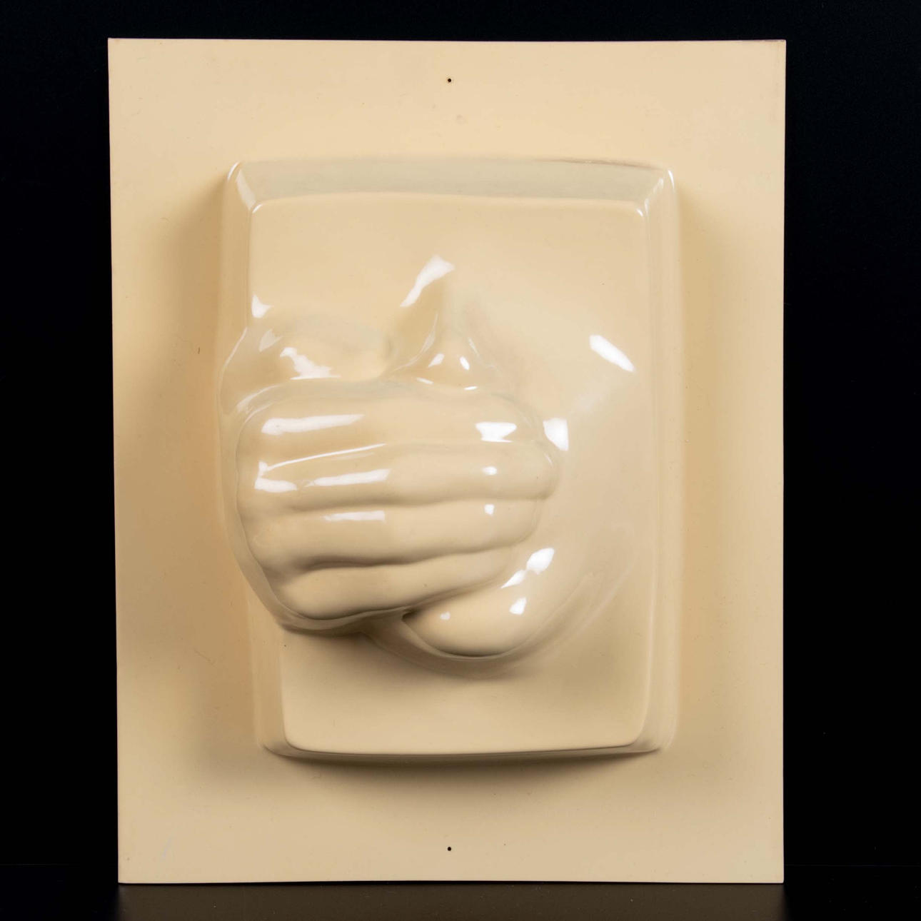 BARBRO BÄCKSTRÖM (1939-1990). Wall relief, compression-moulded plastic signed and numbered 16/60, 1973.