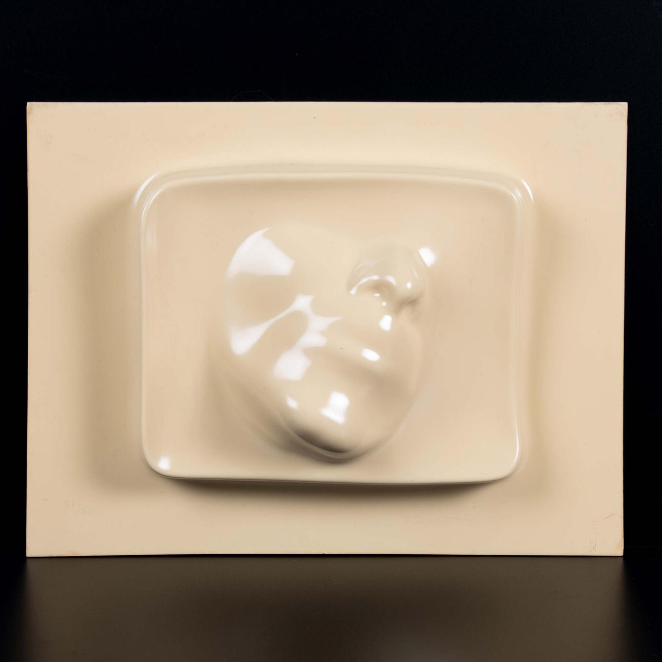 BARBRO BÄCKSTRÖM (1939-1990). Wall relief, compression-moulded plastic signed and numbered 51/60, 1973.