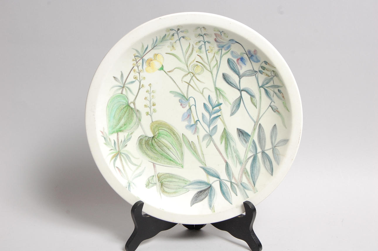 CARL HARRY STÅLHANE. fat, Rörstrand studio, signerat.