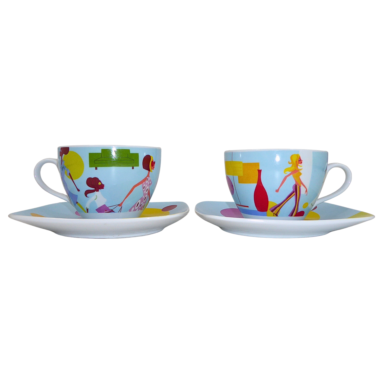 KAFFESERVIS I FLERA DELAR I PORSLIN, FINECASA