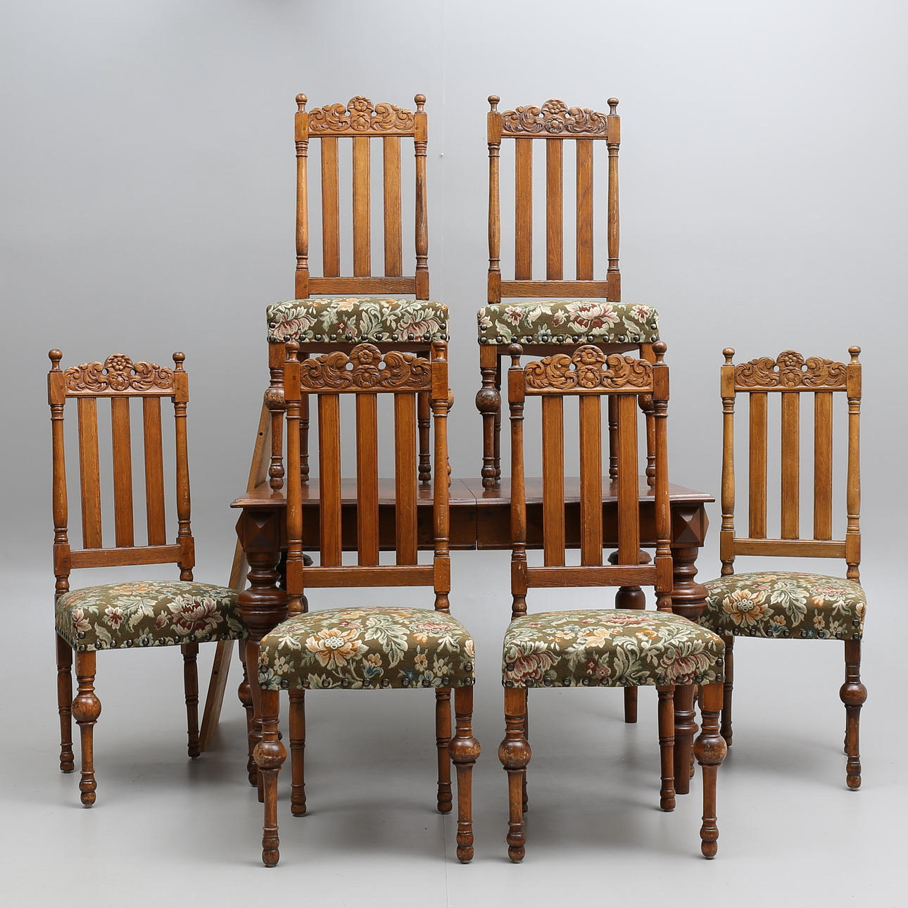 MATGRUPP, 7 delar, nyrenässans, 1800-talets andra hälft.