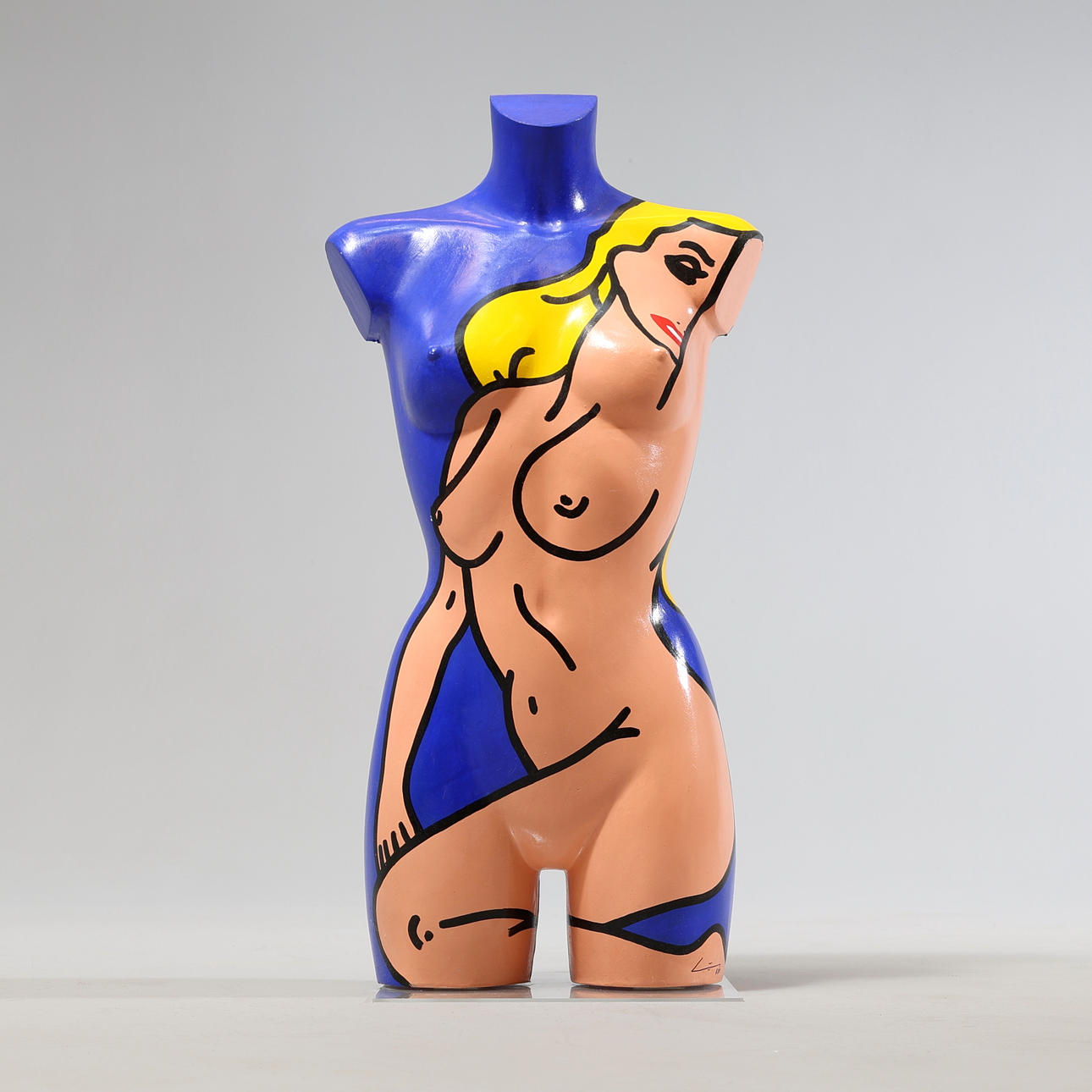 LIBERTY E. MOORE. sculpture, numbered 28/50, signed, contemporary.
