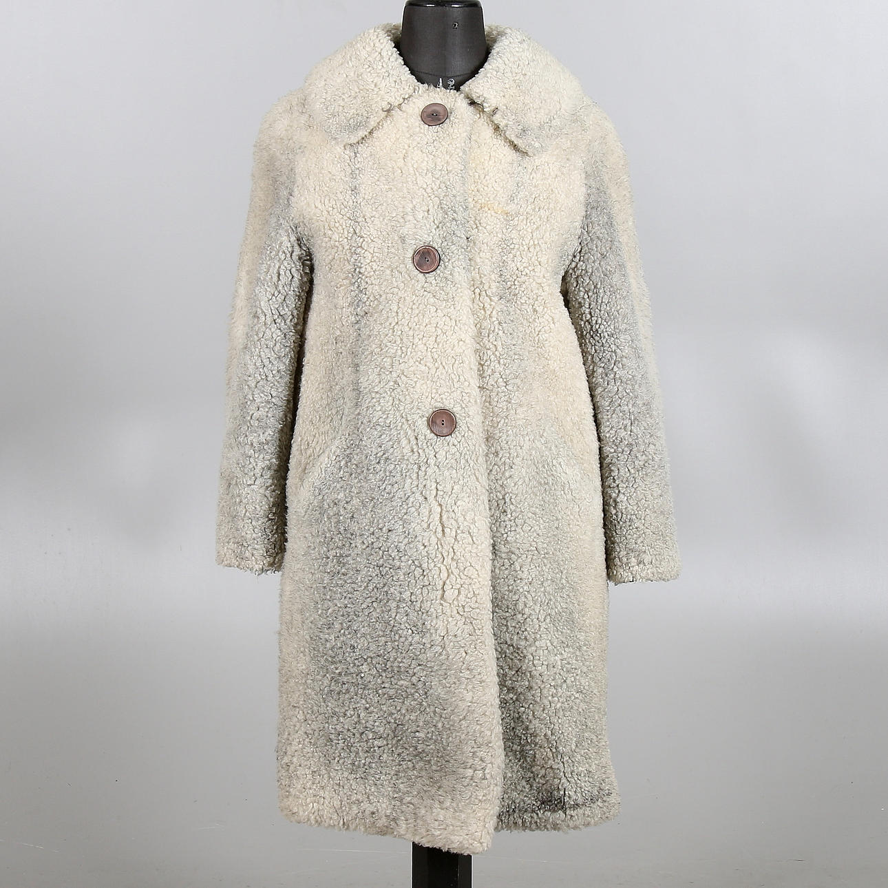 PÄLS, fårskinn, J Alf Westin, Sundsvall. 1970/80-tal.