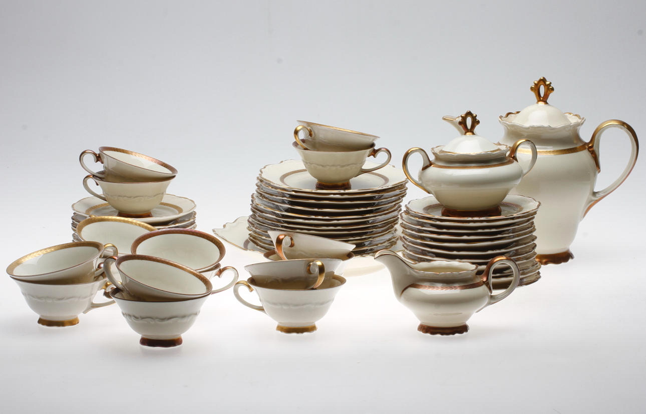 KAFFESERVIS, 32 delar, porslin, Karlskrona.