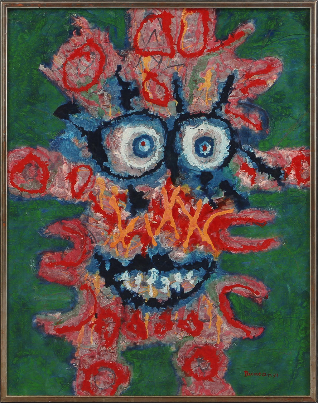 JOSEPH DUNCAN. "Petit diable de l ´eté", olja på duk, signerad.