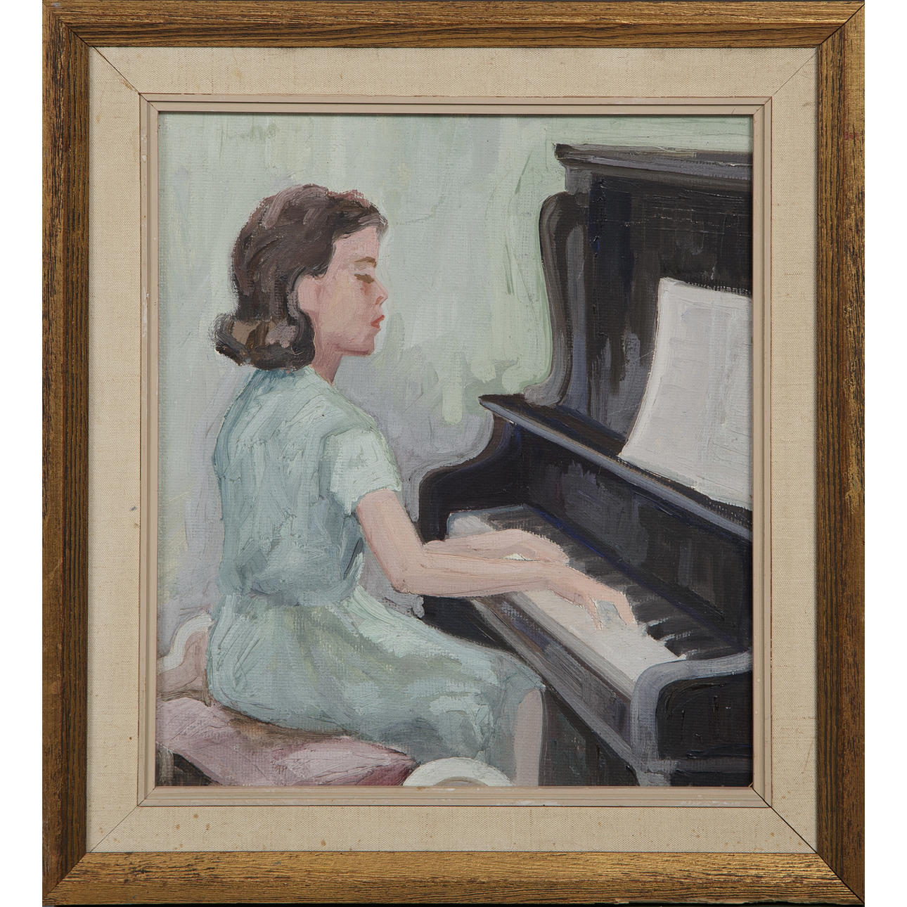 UNKNOWN ARTIST, OIL ON PANEL.