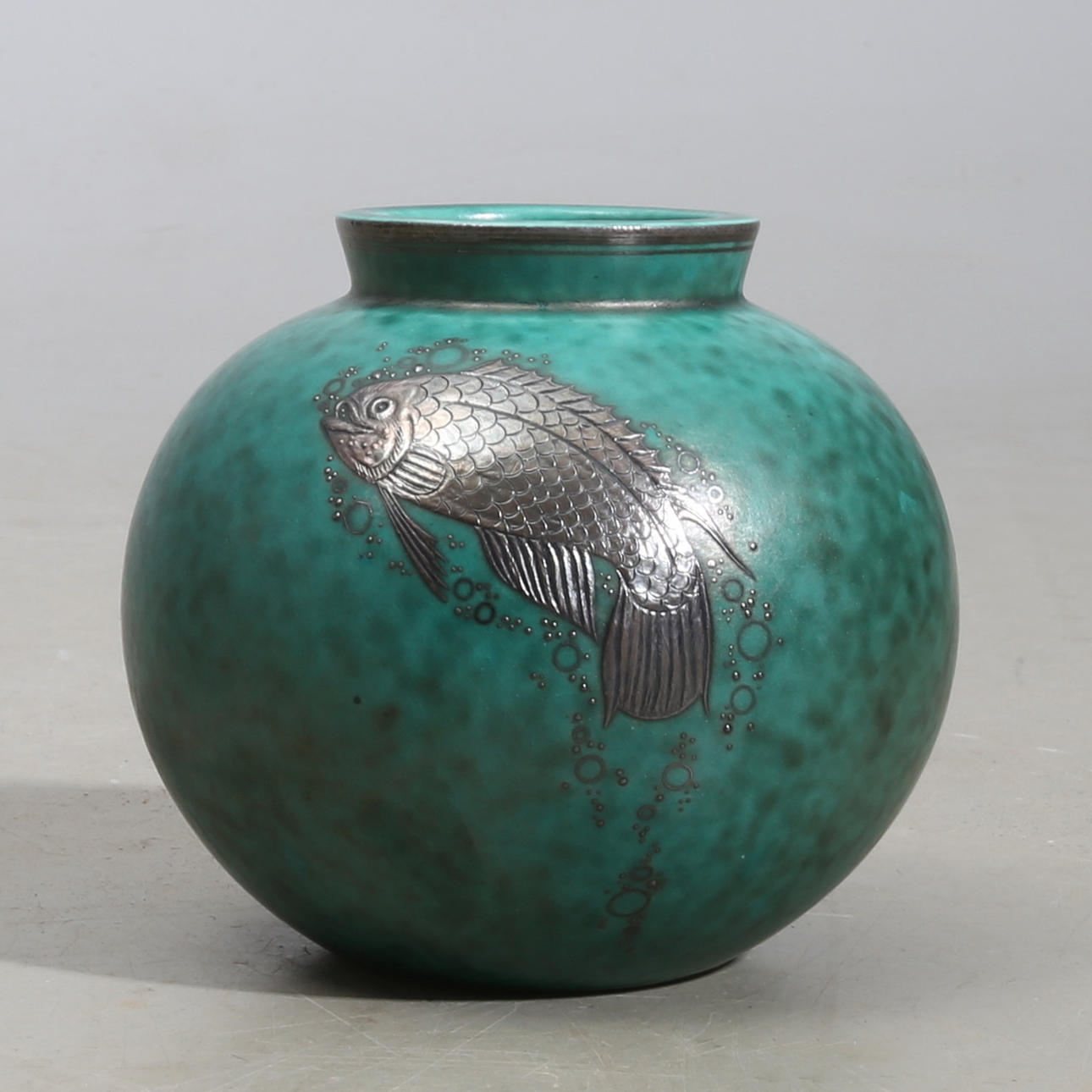 VAS, stengods, "Argenta", Wilhelm Kåge, Gustavsberg.